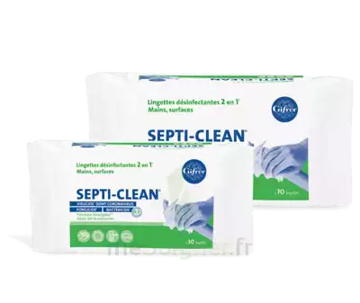 Septi-clean Lingette DÉsinfectante Paquet/70 à Arles