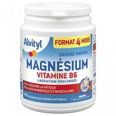 Alvityl Magnésium Vitamine B6 Libération Prolongée Comprimés Lp Pot/120 à Arles