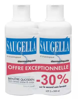 Saugella Emulsion Dermoliquide Lavante 2fl/500ml à Arles